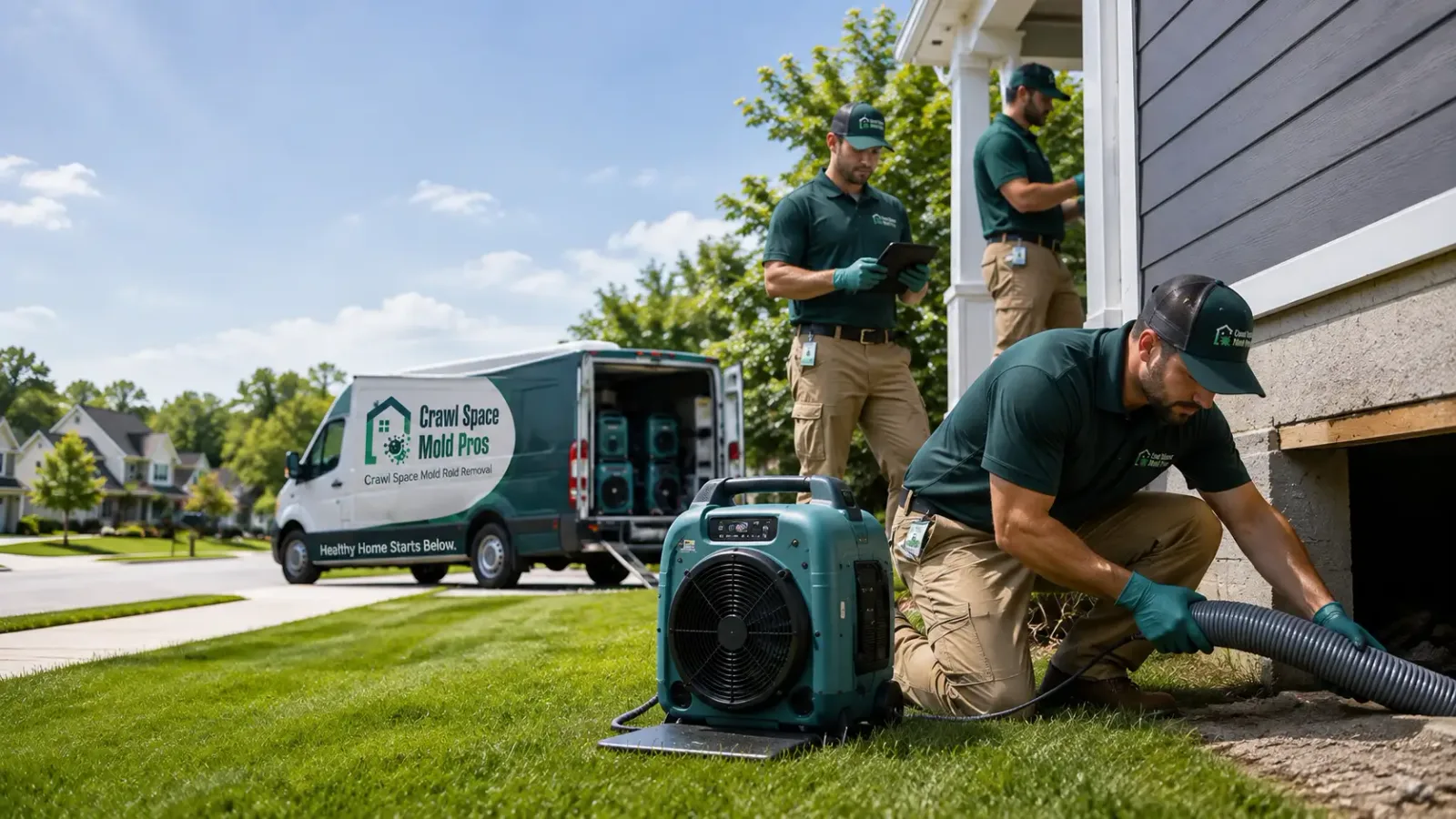 Crawl Space Mold Removal in Commerce City, CO